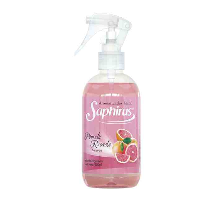 SAPHIRUS POMELO ROSADO AROMATIZADOR TEXTIL 250ML